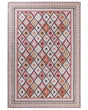 Area Rug Multicolour Cotton 160 x 230  cm Modern Geometric Pattern Soft Home Decor Beliani