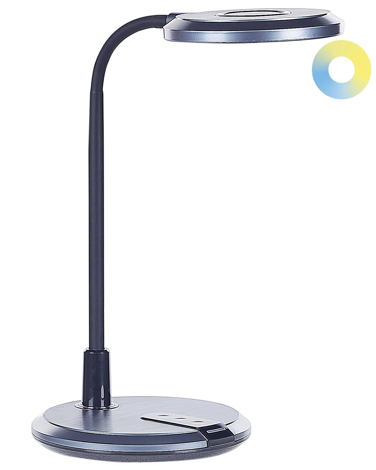 LED Desk Lamp Black Synthetic Table Lighting Reding Computer Lamp Adjustable Arm Dimmer Colour Temperature Change  Beliani