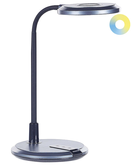 LED Desk Lamp Black Synthetic Table Lighting Reding Computer Lamp Adjustable Arm Dimmer Colour Temperature Change  Beliani