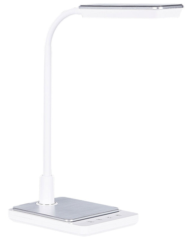 LED Desk Lamp White Table Lighting Reding Computer Lamp Adjustable Arm Dimmer Colour Temperature Change  Beliani