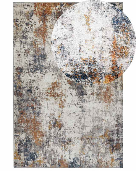 Area Rug Grey 200  x 300 cm Oriental Distressed Living Room Bedroom Beliani