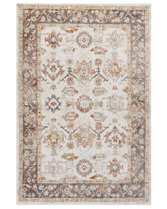 Area Rug Beige 200 x 300 cm Oriental Distressed Living Room Bedroom Beliani