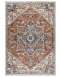 Area Rug Beige 160 x 230 cm Oriental Distressed Living Room Bedroom Beliani