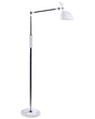 Floor LED Lamp White Synthetic Material 169 cm Height Dimming CCT Modern Lighting Home Office Beliani