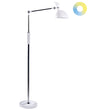 Floor LED Lamp White Synthetic Material 169 cm Height Dimming CCT Modern Lighting Home Office Beliani