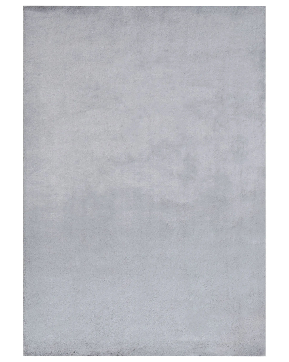 Faux Rabbit Fur Rug Grey Artificial Polyester Fur 160 x 230  cm Soft Shaggy High Pile Rug Beliani