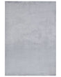 Faux Rabbit Fur Rug Grey Artificial Polyester Fur 160 x 230  cm Soft Shaggy High Pile Rug Beliani