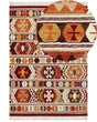 Kilim Area Rug Multicolour Wool and Cotton 200 x 300 cm Handmade Woven Boho Patchwork Pattern with Tassels Beliani