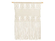 Wall Hanging Macram Light Beige Boho Chic Style Wall Decoration Living Room Bedroom  Beliani