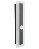 Outdoor LED Wall Light Lamp Black 30 cm Steel Acrylic with Motion Sensor Modern Design Beliani