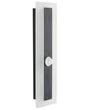 Outdoor LED Wall Light Lamp Black 30 cm Steel Acrylic with Motion Sensor Modern Design Beliani