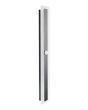 Outdoor LED Wall Light Lamp Black 60 cm Steel Acrylic with Motion Sensor Modern Design Beliani