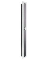Outdoor LED Wall Light Lamp Black 80 cm Steel Acrylic with Motion Sensor Modern Design Beliani