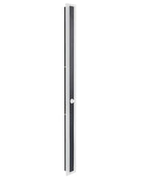 Outdoor LED Wall Light Lamp Black 100 cm Steel Acrylic with Motion Sensor Modern Design Beliani