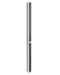 Outdoor LED Wall Light Lamp Black 100 cm Steel Acrylic with Motion Sensor Modern Design Beliani
