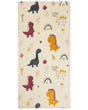 Kids Area Rug Multicolour 80 x 150 cm Cotton Animal Natural Pattern Handwoven Floor Playmat Beliani