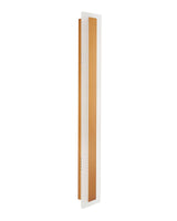 Outdoor LED Wall Light Lamp Gold 60 cm Steel Acrylic Modern Design Beliani
