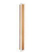 Outdoor LED Wall Light Lamp Gold 60 cm Steel Acrylic Modern Design Beliani