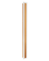 Outdoor LED Wall Light Lamp Gold 80 cm Steel Acrylic Modern Design Beliani