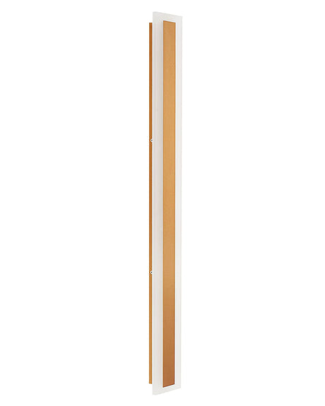 Outdoor LED Wall Light Lamp Gold 80 cm Steel Acrylic Modern Design Beliani