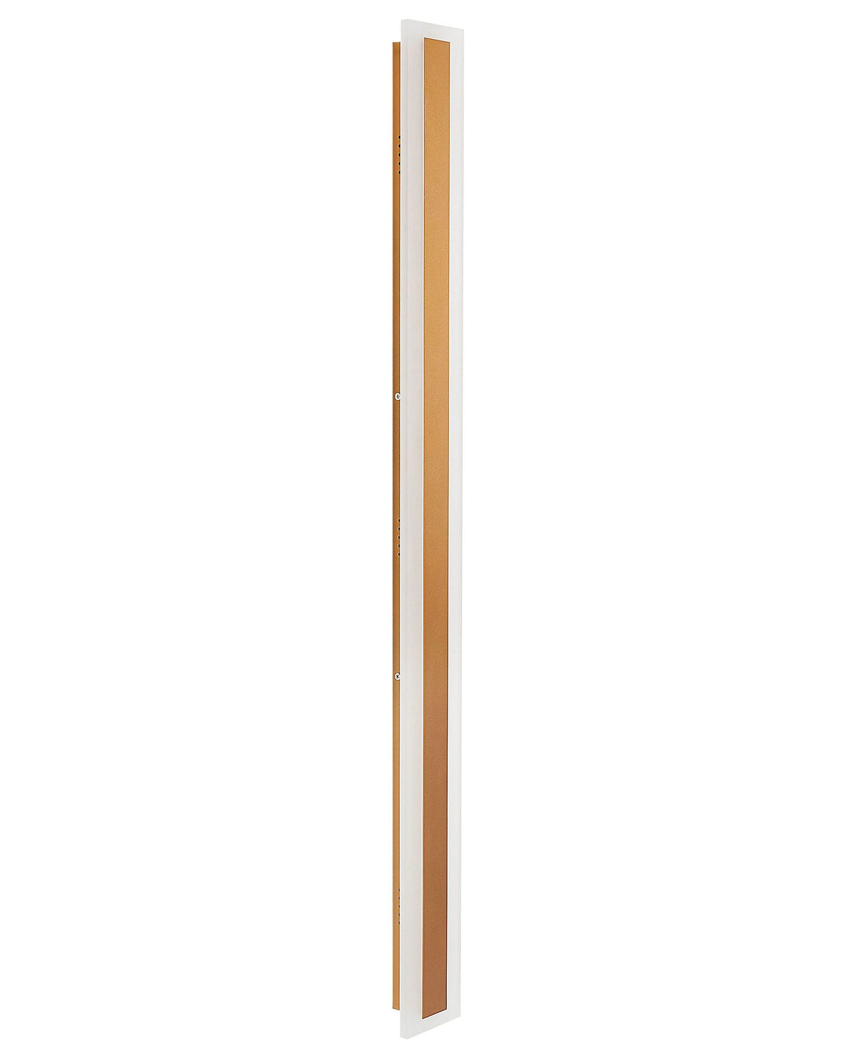 Outdoor LED Wall Light Lamp Gold 100 cm Steel AcrylicModern Design Beliani