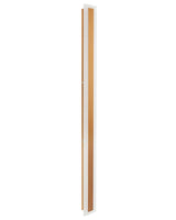 Outdoor LED Wall Light Lamp Gold 100 cm Steel AcrylicModern Design Beliani