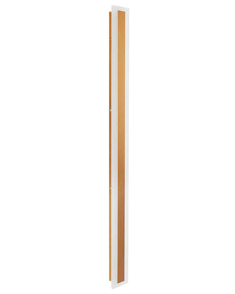 Outdoor LED Wall Light Lamp Gold 100 cm Steel AcrylicModern Design Beliani
