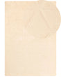 Faux Rabbit Fur Rug Beige Artificial Polyester Fur 160 x 230 cm Soft Shaggy High Pile Rug Beliani