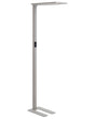 Floor LED Lamp Silver Aluminium 196 cm Height Touch Switch Dimming Motion Sensor Modern Lighting Home Office Beliani