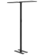 Floor LED Lamp Black Aluminium 196 cm Height Touch Switch Dimming Motion Sensor Modern 2-Point Lighting Home Office Beliani