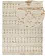 Modern Area Rug Beige 300 x 400 cm Rectangular Handwoven Reversible Low Pile Modern Living Room Bedroom Beliani