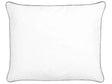 Bed Pillow White Japara Cotton 50 x 60 cm Polyester Filling High Profile Satin Piping Soft Beliani