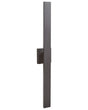 Outdoor LED Wall Light Lamp Black Sconce Metal Iron Aluminium Matte Modern Design Patio Garden Beliani