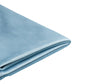 Bed Frame Cover Light Blue Velvet for Bed 90 x 200 cm Removable Washable Beliani