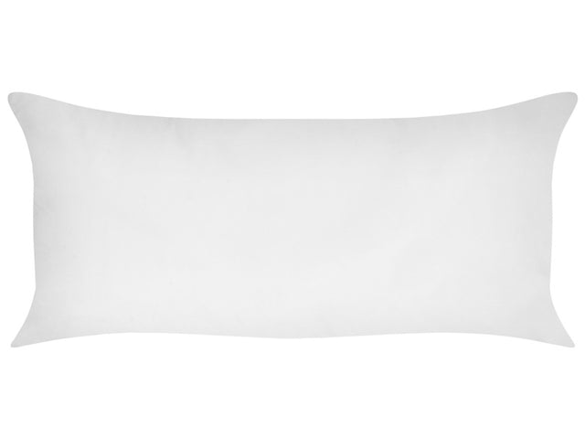 Bed Pillow White Lyocell Japara Cotton Rectangular 40 x 80 cm Polyester Filling Low Profile Sleeping Cushion Bedroom Beliani