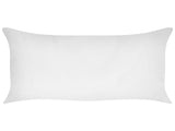 Bed Pillow White Lyocell Japara Cotton Rectangular 40 x 80 cm Polyester Filling Low Profile Sleeping Cushion Bedroom Beliani