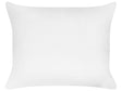 Bed Pillow White Lyocell Japara Cotton Rectangular 50 x 60 cm Polyester Filling Low Profile Sleeping Cushion Bedroom Beliani