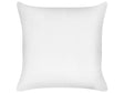 Bed Pillow White Lyocell Japara Cotton Rectangular 80 x 80 cm Polyester Filling Low Profile Sleeping Cushion Bedroom Beliani