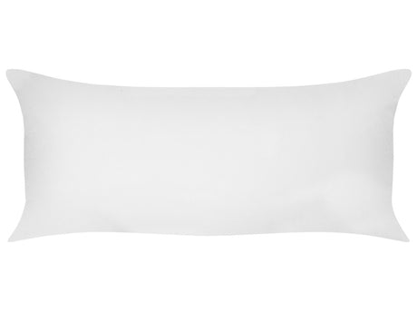 Bed Pillow White Lyocell Japara Cotton Rectangular 40 x 80 cm Polyester Filling High Profile Sleeping Cushion Bedroom Beliani