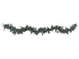 Christmas Garland Green Synthetic Material 270 cm Pre Lit with LED lights Seasonal Decor Winter Holiday Greenery Beliani