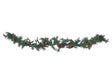 Christmas Garland Green Synthetic Material Artificial 180 cm with LED Lights Seasonal Decor Winter Holiday Greenery Beliani