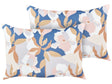 Set of 2 Garden Cushions Multicolour Polyester 40 x 60 cm  Floral Pattern Modern Outdoor Decoration Water Resistant  Beliani