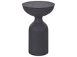 Side Table Black Iron Metal  36 cm Accent End Table Decor Display Design Beliani