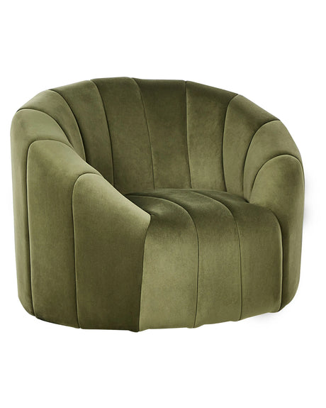 Velvet Armchair Dark Green Soft Fabric Contemporary Retro Design Tufted Seat Low Back Beliani