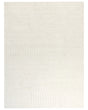Area Rug Beige Wool 300 x 400 cm Abstract Pattern Motif Carved Living Room Bedroom Modern Minimalist Design Beliani