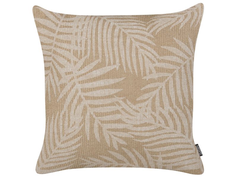 Scatter Cushion Beige Jute 45 x 45 cm  Natural Boho Style Decor Accessories Beliani