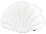 Seashell Scatter Cushion Off-White Velvet Scallop Shape Throw Pillow Decoration Marine Theme Textiles Beliani