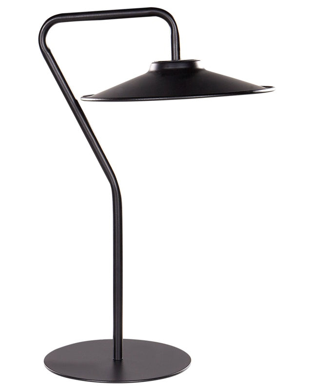 Table LED Lamp Black 41 cm Warm Light Living Room Bedroom Office Study Modern Lighting Beliani