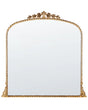 Wall Mirror Gold Metal 71 x 71 cm Wall Mounted Decorative Mirror Glamour Style Hanging Decor  Beliani