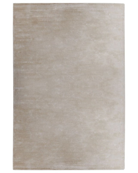 Area Rug Light Beige Viscose 200 x 300 cm Tufted Low Pile Modern Beliani